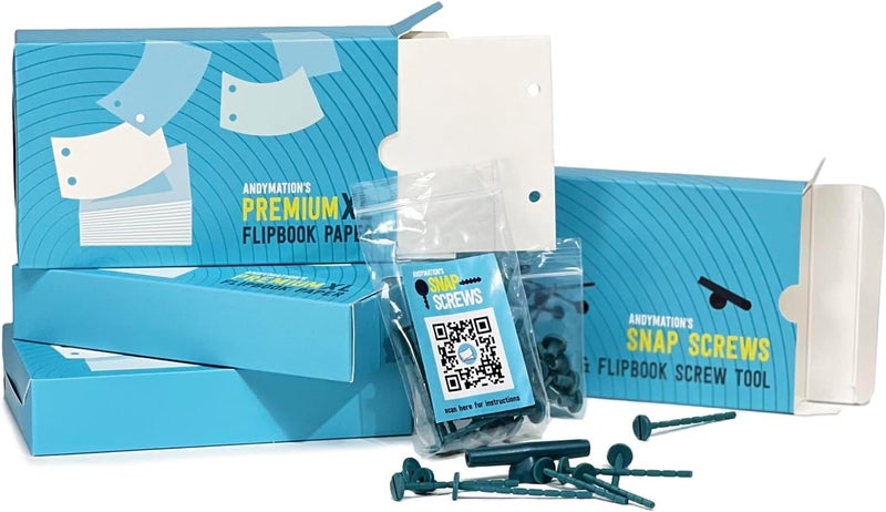 ANDYMATION XL Flipbook Paper Pack for Drawing and flipbook Making, Ideal for Large Scale Animation - Image 4